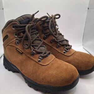Ozark Trail Greta Hiking Leather Waterproof Boots Brown Women's Size 8